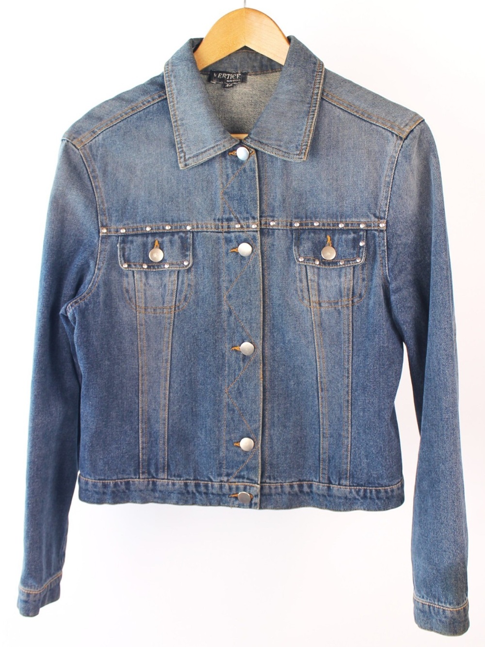 Studded Blue Denim Jacket